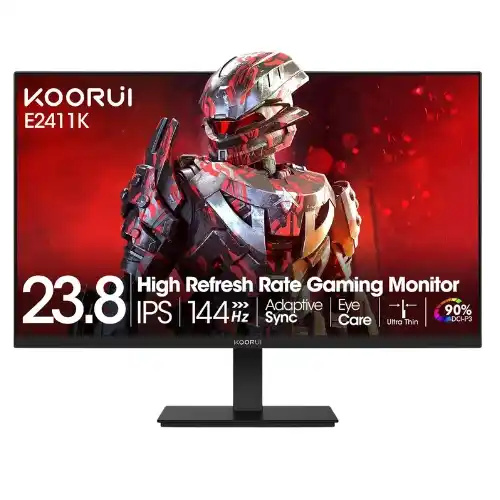 Koorui E2411K FHD 23.8 Inch IPS 144Hz Gaming Black Monitor